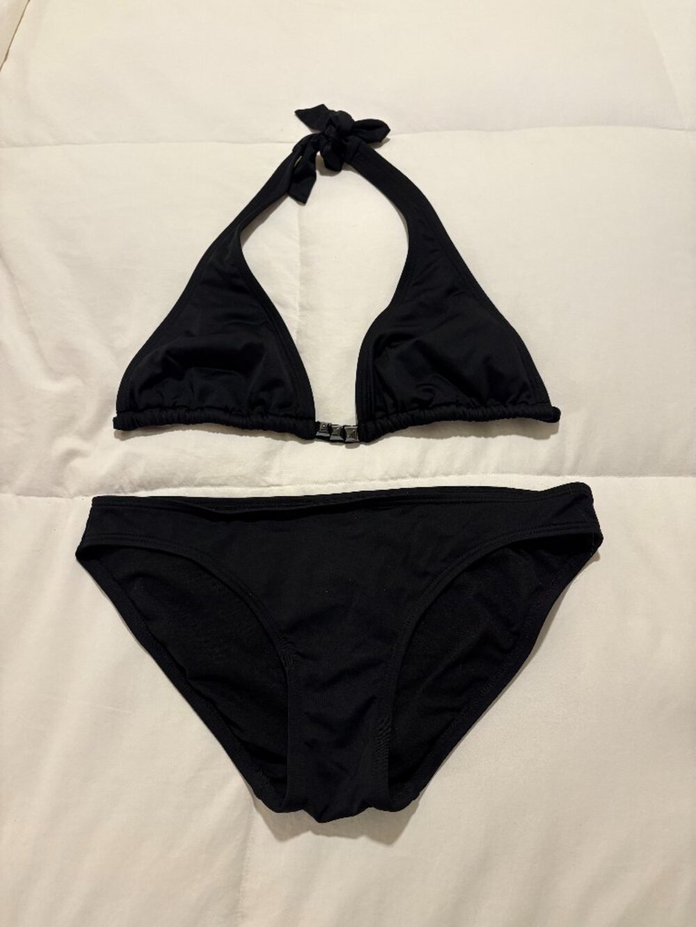 "Vince Camuto" Black 2 Piece Bikini Bathing Suit Size Small